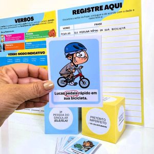 Dado dos Verbos - Gramática - Pedagogia de Ideias Dado dos Verbos - Gramática