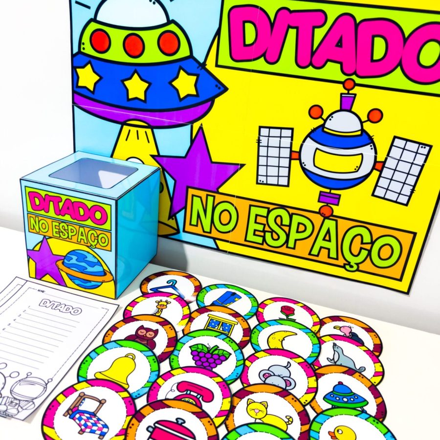 Ditado no Espaço - Leitura e Escrita - Pedagogia de Ideias Ditado no Espaço - Leitura e Escrita