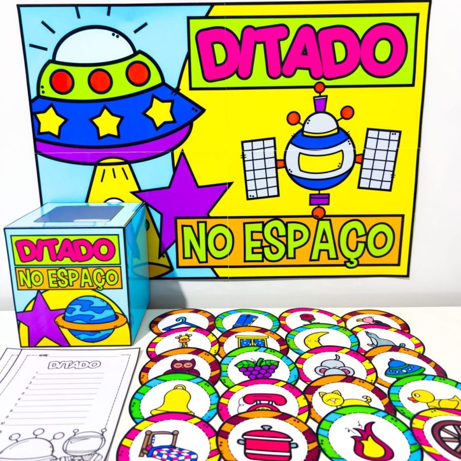 Ditado no Espaço - Leitura e Escrita - Pedagogia de Ideias Ditado no Espaço - Leitura e Escrita