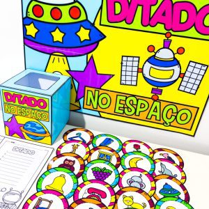 Ditado no Espaço - Leitura e Escrita - Pedagogia de Ideias Ditado no Espaço - Leitura e Escrita