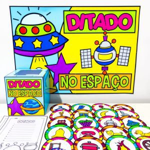 Ditado no Espaço - Leitura e Escrita - Pedagogia de Ideias Ditado no Espaço - Leitura e Escrita