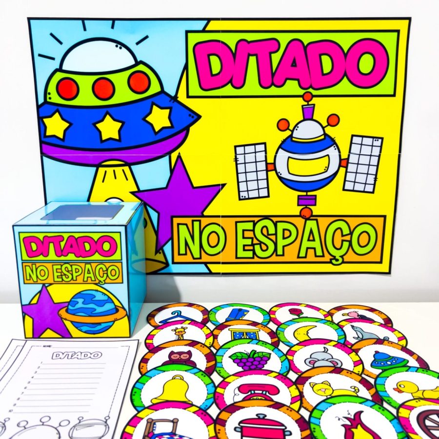 Ditado no Espaço - Leitura e Escrita - Pedagogia de Ideias Ditado no Espaço - Leitura e Escrita