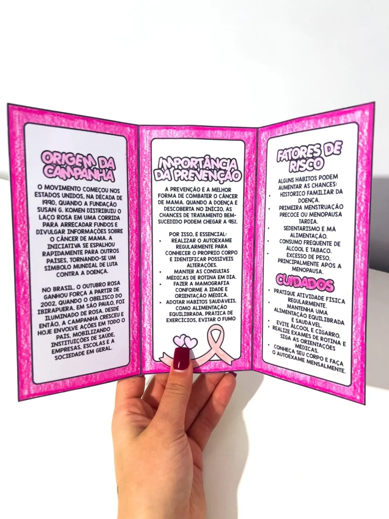 Folder Informativo Outubro Rosa — foto 3