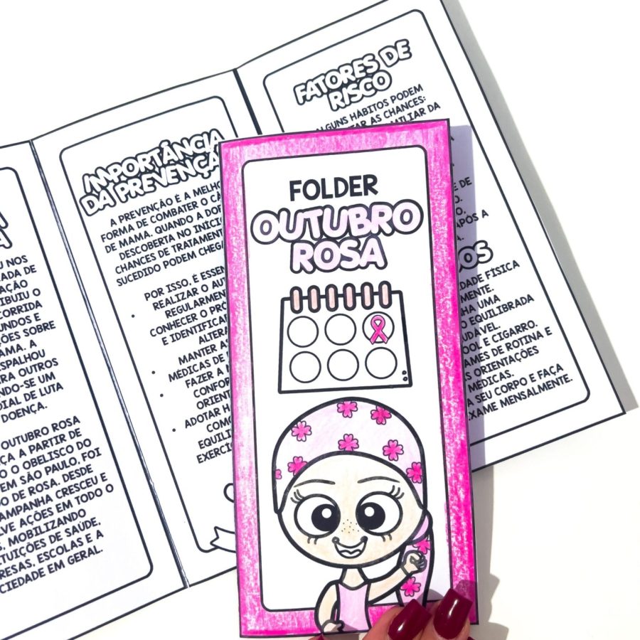 Folder Informativo Outubro Rosa - Outubro Rosa - Pedagogia de Ideias Folder Informativo Outubro Rosa - Outubro Rosa