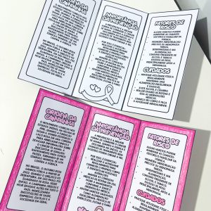 Folder Informativo Outubro Rosa - Outubro Rosa - Pedagogia de Ideias Folder Informativo Outubro Rosa - Outubro Rosa