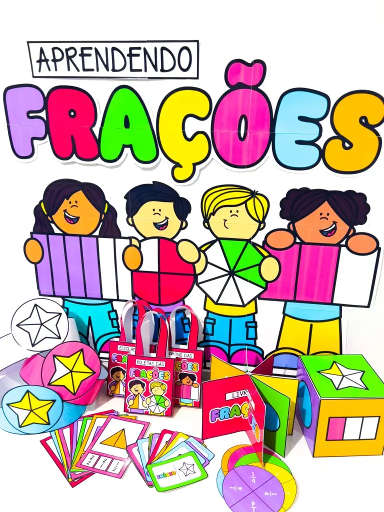 Kit de Frações com Jogos e Painel — foto 11