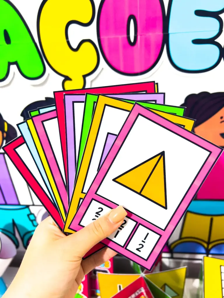 Kit de Frações com Jogos e Painel — foto 4