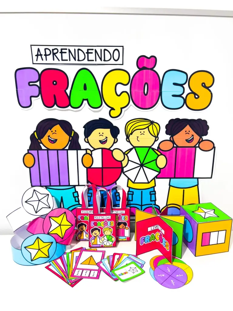 Kit de Frações com Jogos e Painel — foto 2