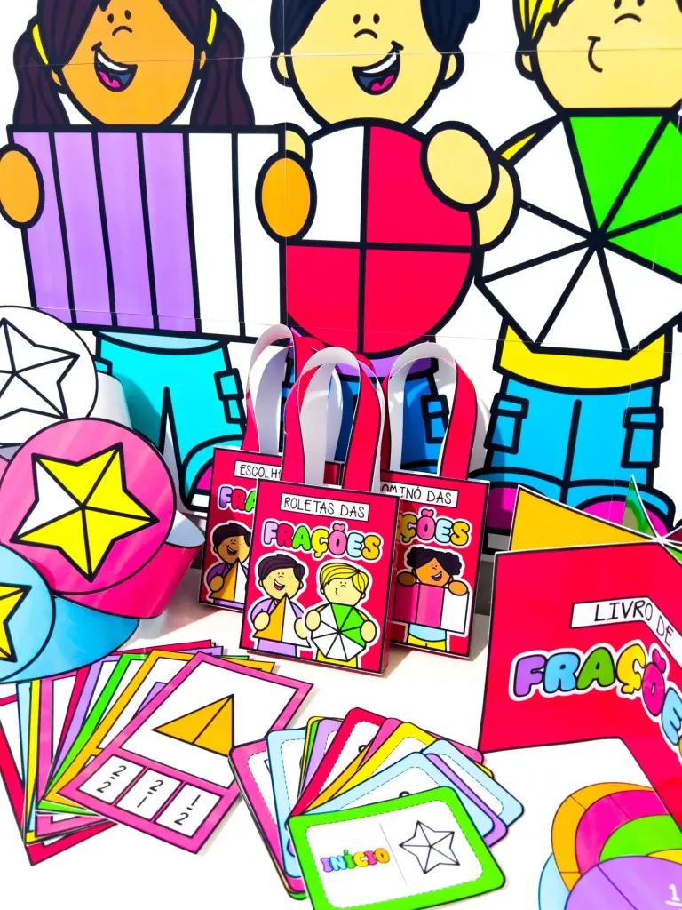 Kit de Frações com Jogos e Painel — foto 9