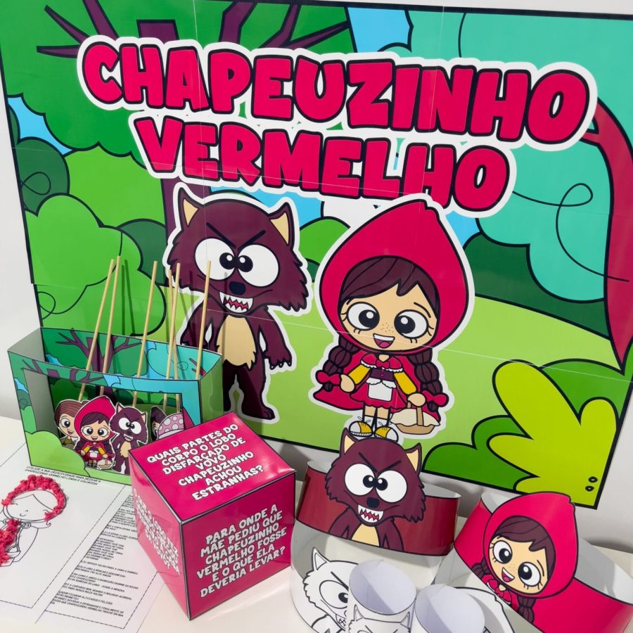 Kit Conto Chapeuzinho Vermelho - Educação Infantil - Pedagogia de Ideias Kit Conto Chapeuzinho Vermelho - Educação Infantil