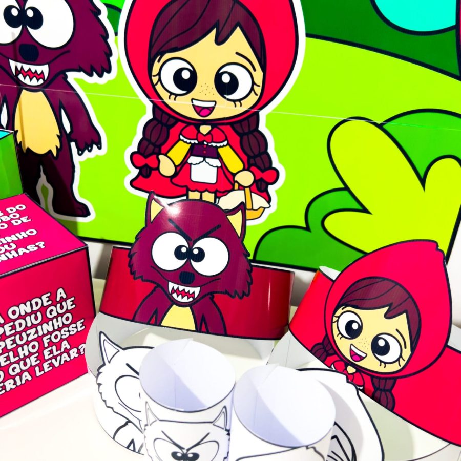 Kit Conto Chapeuzinho Vermelho - Educação Infantil - Pedagogia de Ideias Kit Conto Chapeuzinho Vermelho - Educação Infantil