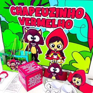 Kit Conto Chapeuzinho Vermelho - Educação Infantil - Pedagogia de Ideias Kit Conto Chapeuzinho Vermelho - Educação Infantil