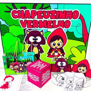 Kit Conto Chapeuzinho Vermelho - Educação Infantil - Pedagogia de Ideias Kit Conto Chapeuzinho Vermelho - Educação Infantil
