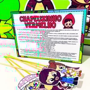 Kit Conto Chapeuzinho Vermelho Kit Conto Chapeuzinho Vermelho