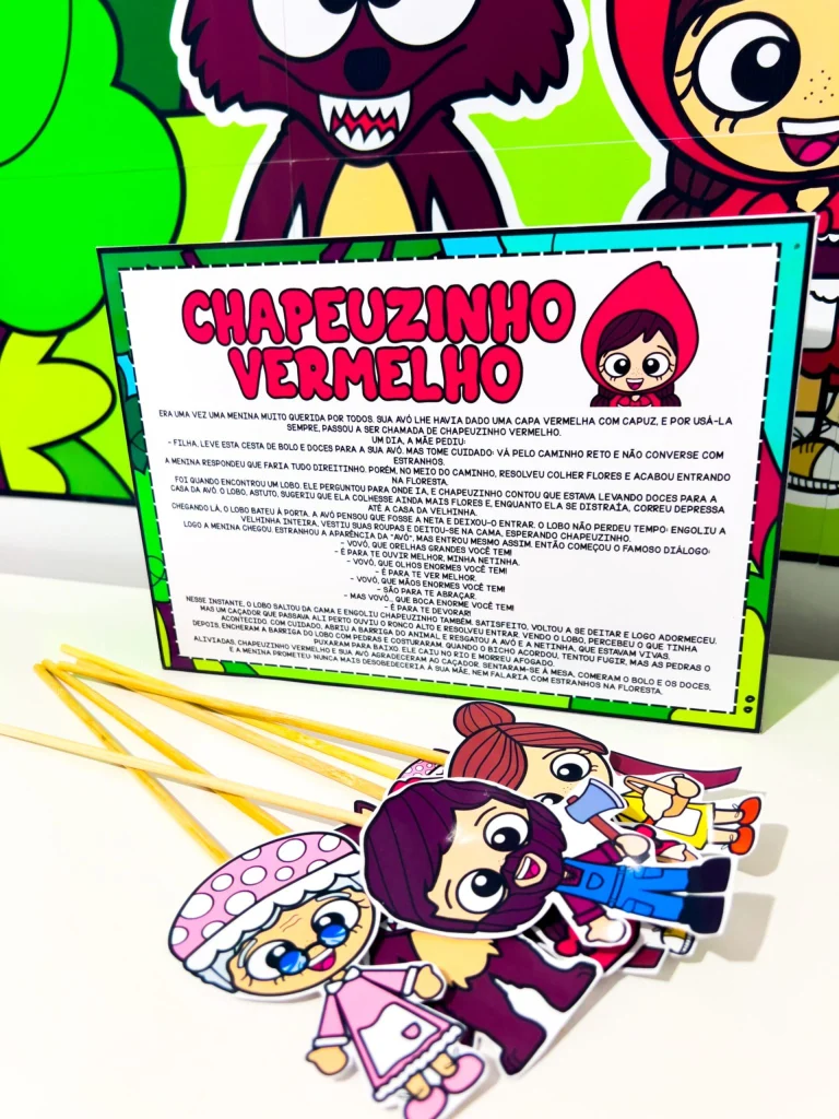 Kit Chapeuzinho Vermelho para Contação — foto 2