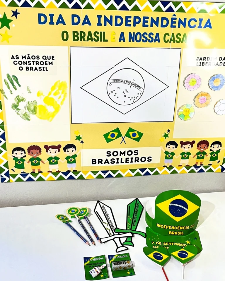 Kit Independência do Brasil com Painel e Lembrancinhas — foto 2