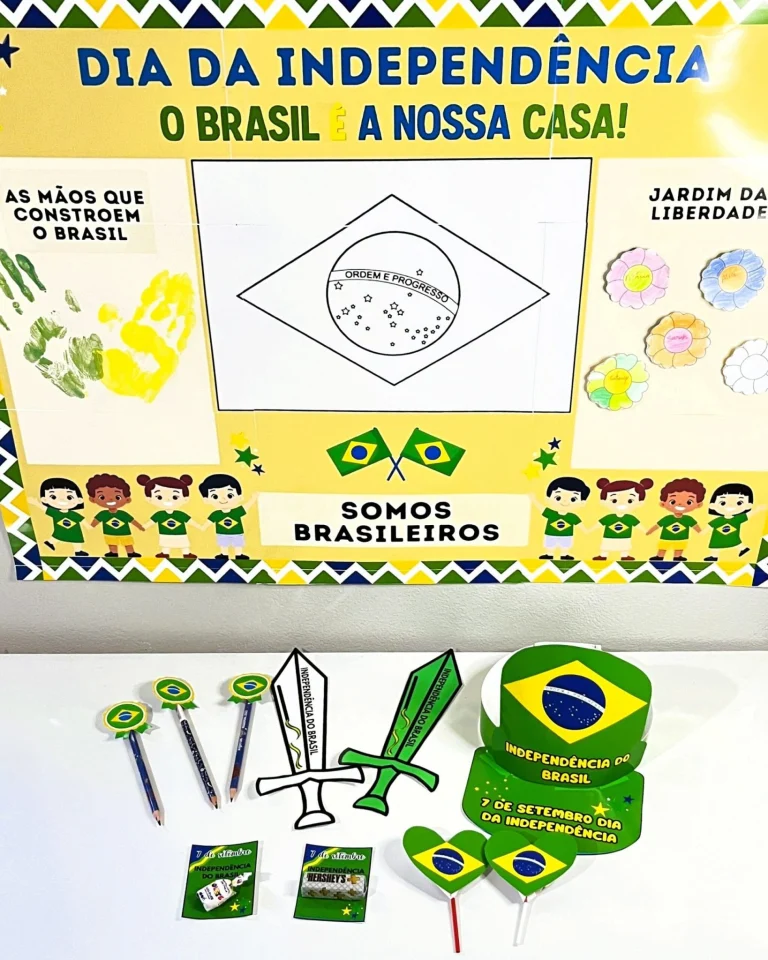 Kit Independência do Brasil com Painel e Lembrancinhas — foto 5
