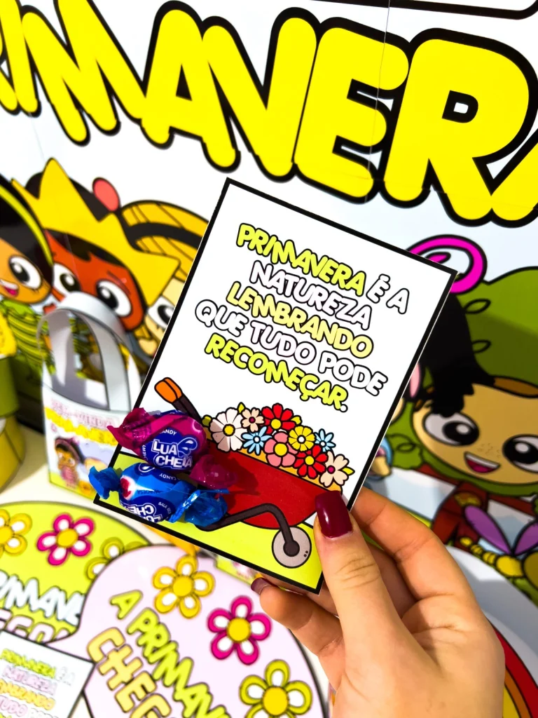 Kit Primavera com Painel e Lembrancinhas — foto 3