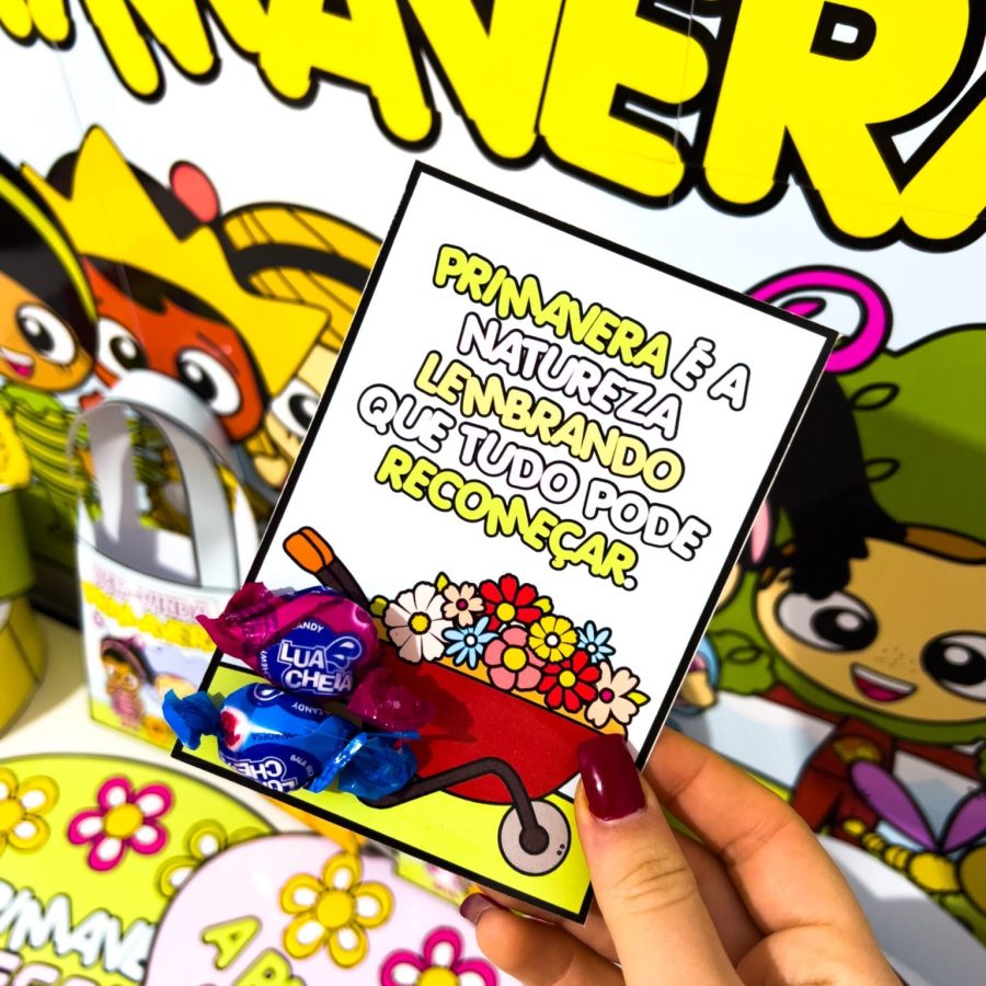 Kit Primavera - Painel e Lembrancinhas - Primavera - Pedagogia de Ideias Kit Primavera - Painel e Lembrancinhas - Primavera