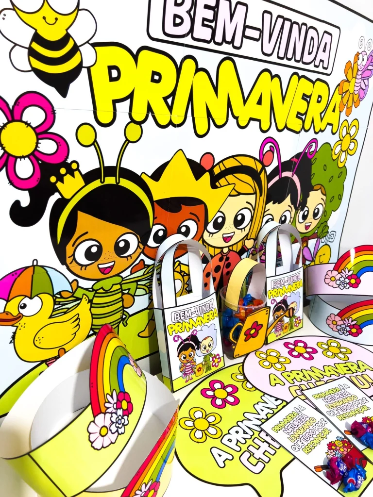 Kit Primavera com Painel e Lembrancinhas — foto 11