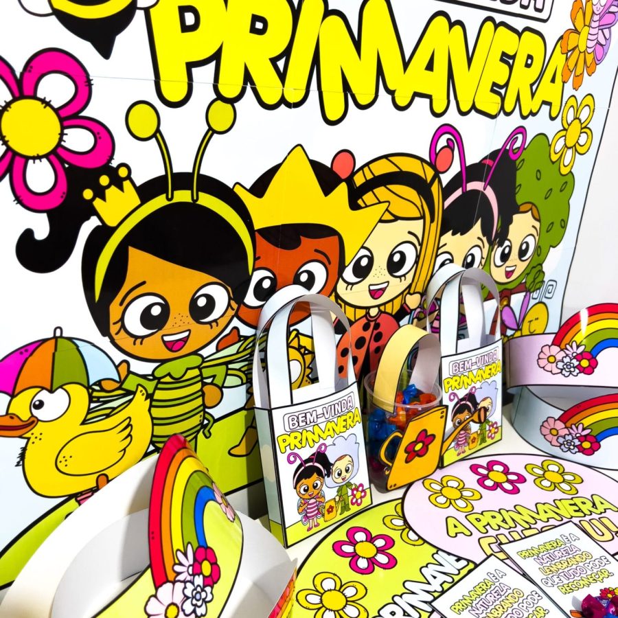 Kit Primavera - Painel e Lembrancinhas - Primavera - Pedagogia de Ideias Kit Primavera - Painel e Lembrancinhas - Primavera