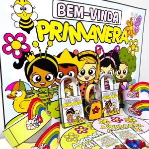 Kit Primavera - Painel e Lembrancinhas - Primavera - Pedagogia de Ideias Kit Primavera - Painel e Lembrancinhas - Primavera