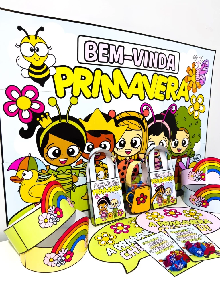 Kit Primavera com Painel e Lembrancinhas — foto 10