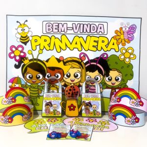 Kit Primavera - Painel e Lembrancinhas - Primavera - Pedagogia de Ideias Kit Primavera - Painel e Lembrancinhas - Primavera