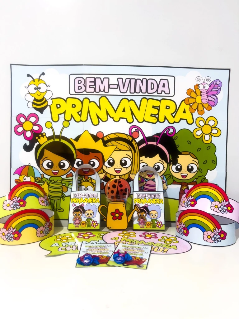 Kit Primavera com Painel e Lembrancinhas — foto 9