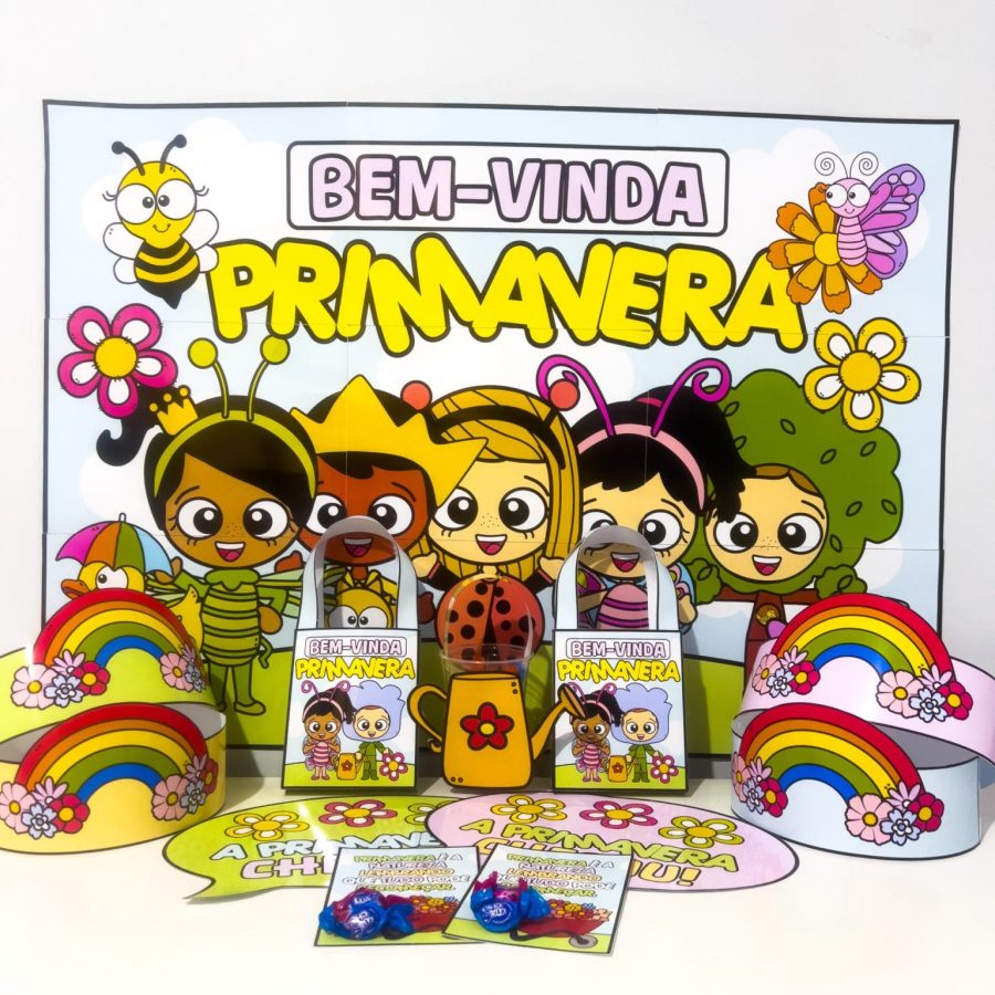 Kit Primavera - Painel e Lembrancinhas - Primavera - Pedagogia de Ideias Kit Primavera - Painel e Lembrancinhas - Primavera