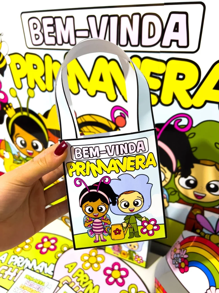 Kit Primavera com Painel e Lembrancinhas — foto 12