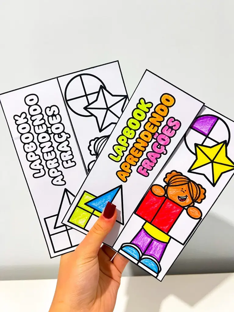 Lapbook de Frações para Colorir — foto 10