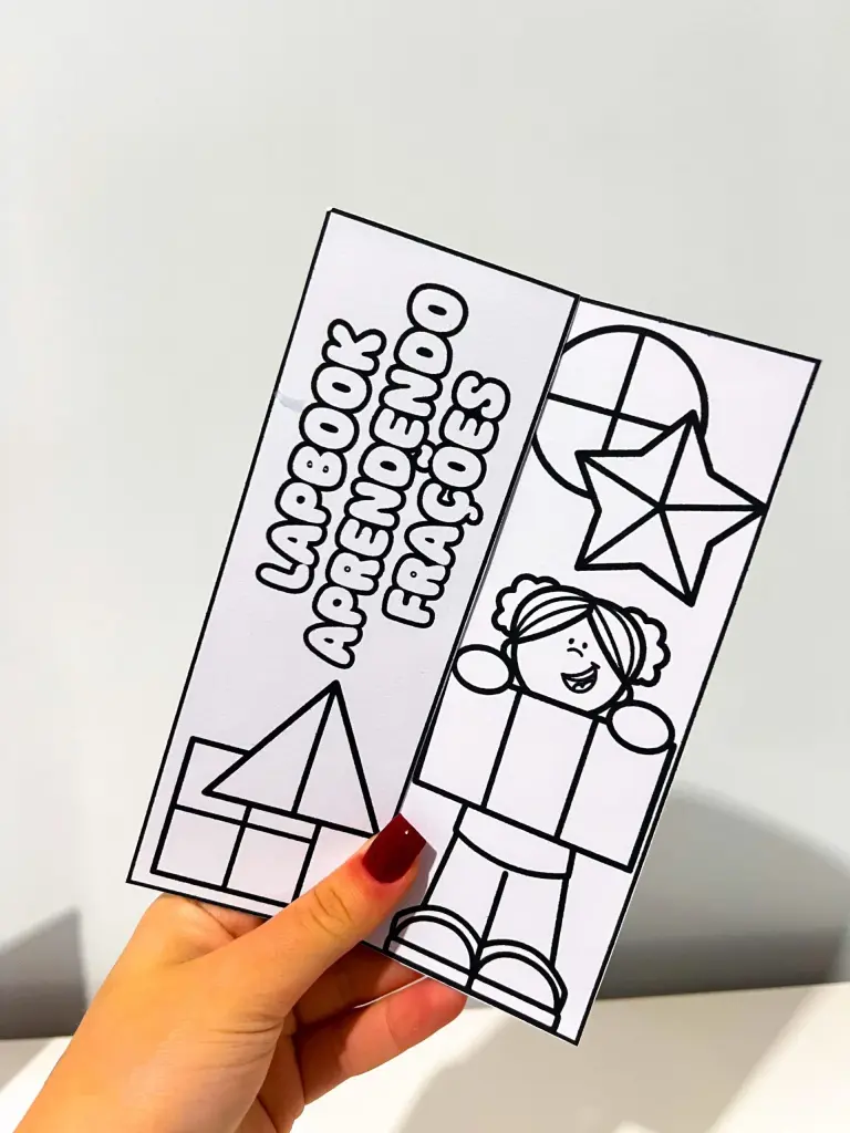 Lapbook de Frações para Colorir — foto 9