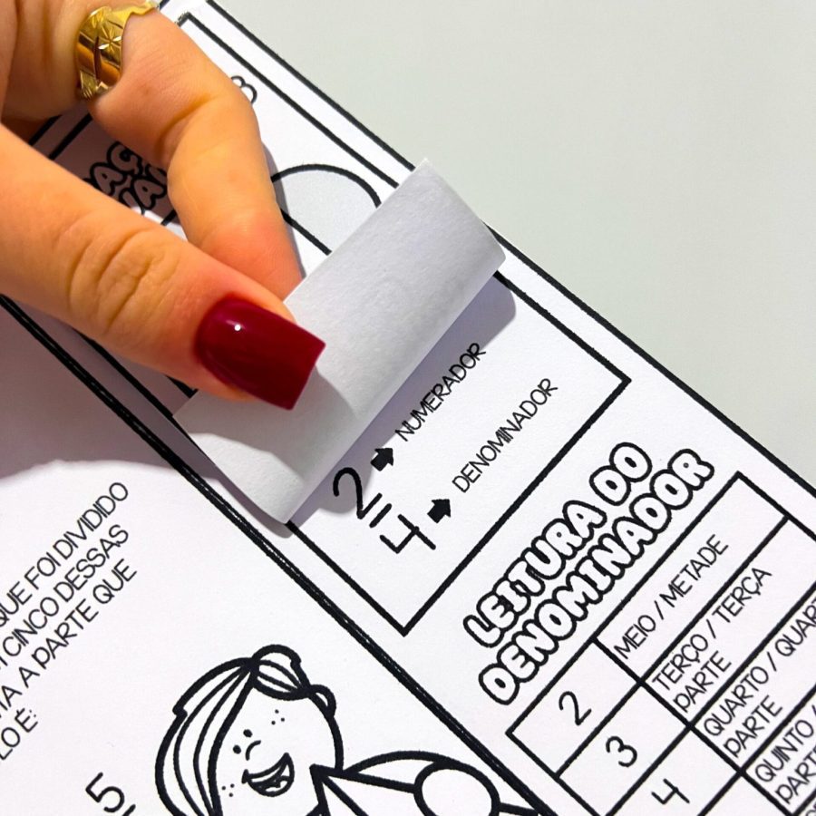 Lapbook Aprendendo Frações Lapbook Aprendendo Frações