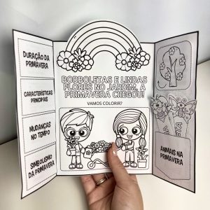 Lapbook da Primavera - Primavera - Pedagogia de Ideias Lapbook da Primavera - Primavera