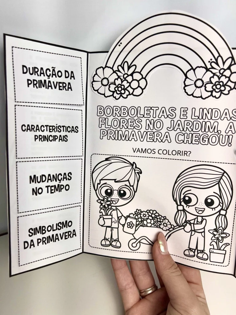 Lapbook da Primavera em Três Páginas — foto 5