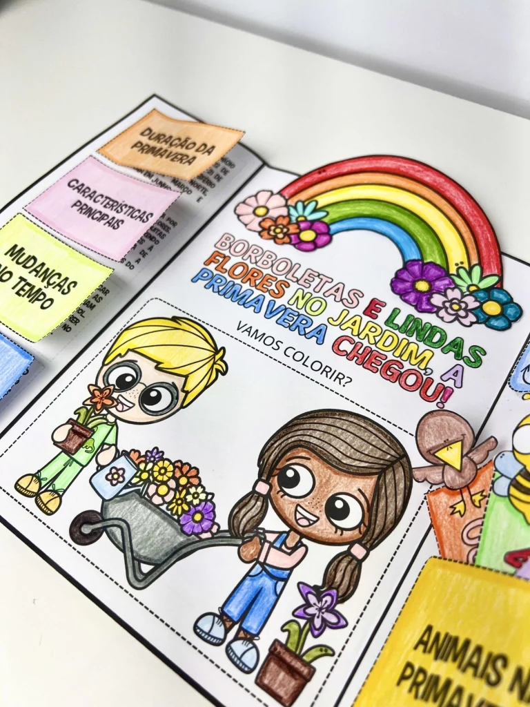 Lapbook da Primavera em Três Páginas — foto 4