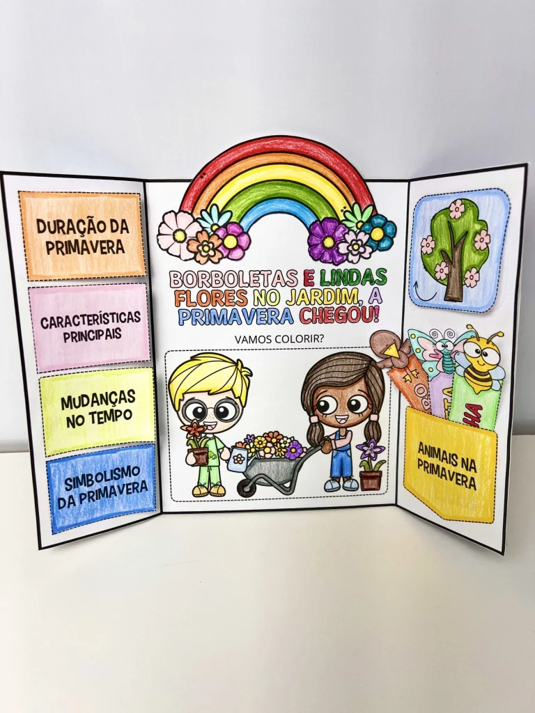 Lapbook da Primavera em Três Páginas — foto 7