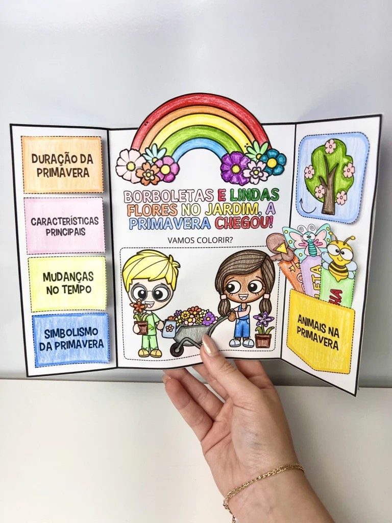 Lapbook da Primavera em Três Páginas — foto 8
