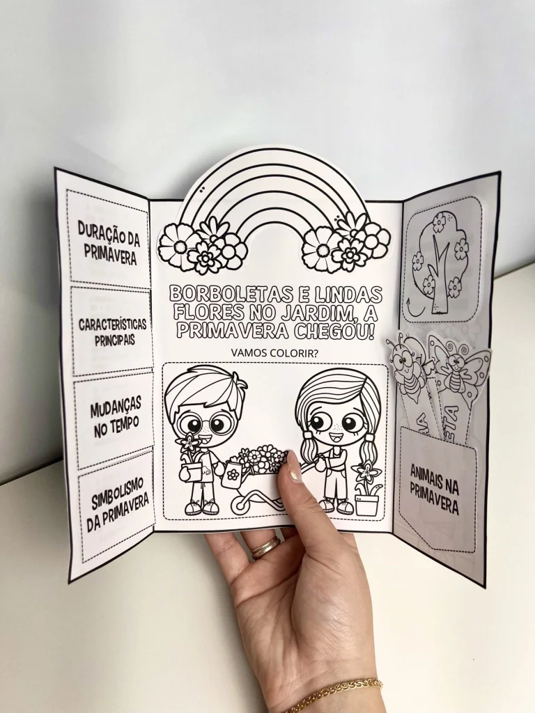 Lapbook da Primavera em Três Páginas — foto 9