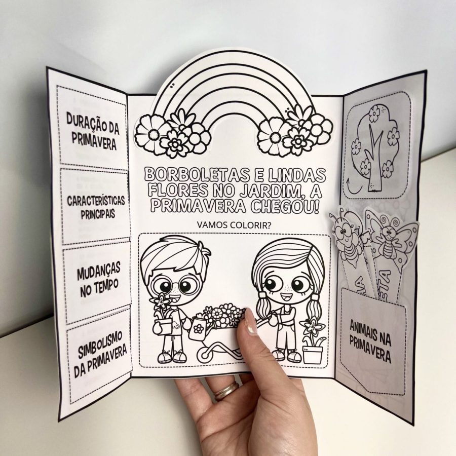 Lapbook da Primavera - Primavera - Pedagogia de Ideias Lapbook da Primavera - Primavera