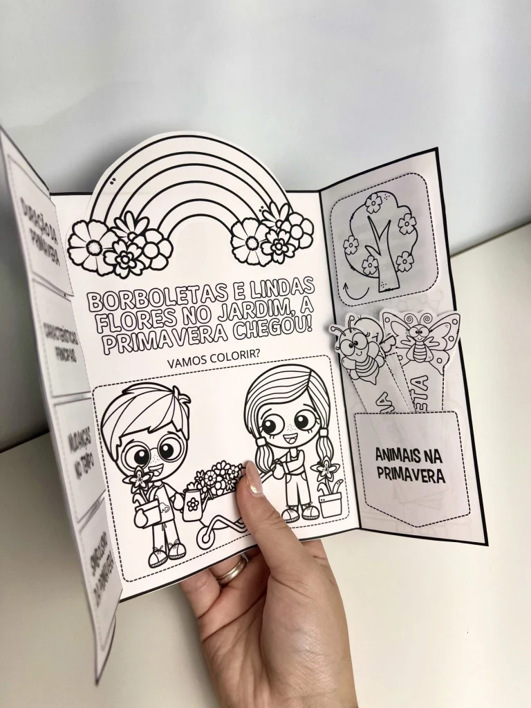 Lapbook da Primavera em Três Páginas — foto 2