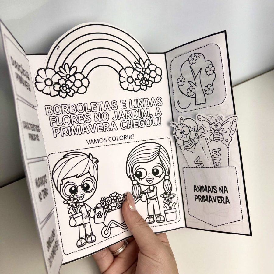 Lapbook da Primavera - Primavera - Pedagogia de Ideias Lapbook da Primavera - Primavera