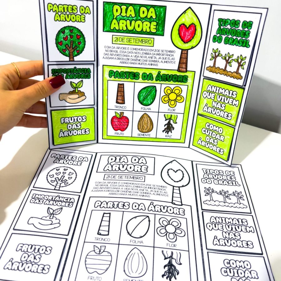 Lapbook Dia da Árvore - Dia da Árvore - Pedagogia de Ideias Lapbook Dia da Árvore - Dia da Árvore