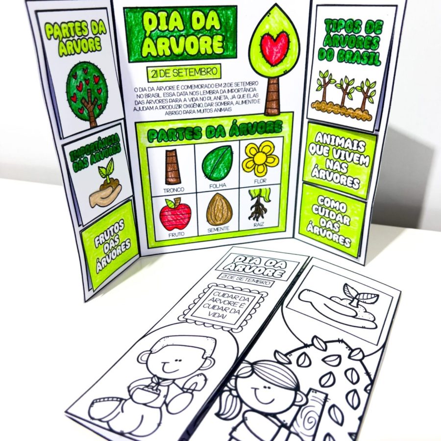 Lapbook Dia da Árvore - Dia da Árvore - Pedagogia de Ideias Lapbook Dia da Árvore - Dia da Árvore