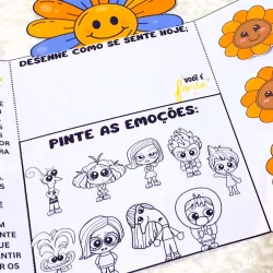Atividades educativas sobre emoções para o mês de setembro.