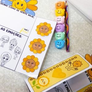 Lapbook Setembro Amarelo - Emoções Lapbook Setembro Amarelo - Emoções