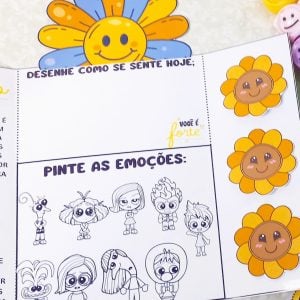 Lapbook Setembro Amarelo - Emoções Lapbook Setembro Amarelo - Emoções