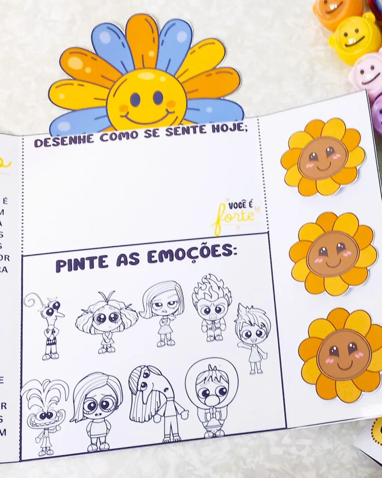 Lapbook Setembro Amarelo Emoções — foto 5