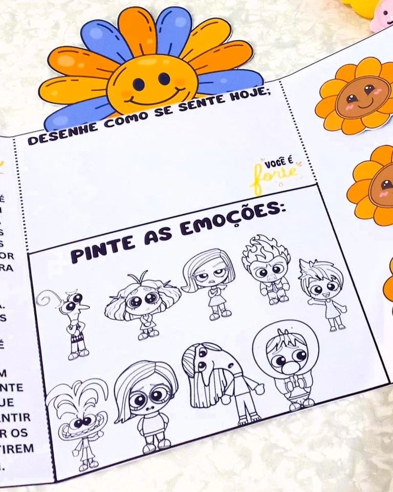 Lapbook Setembro Amarelo Emoções — foto 4